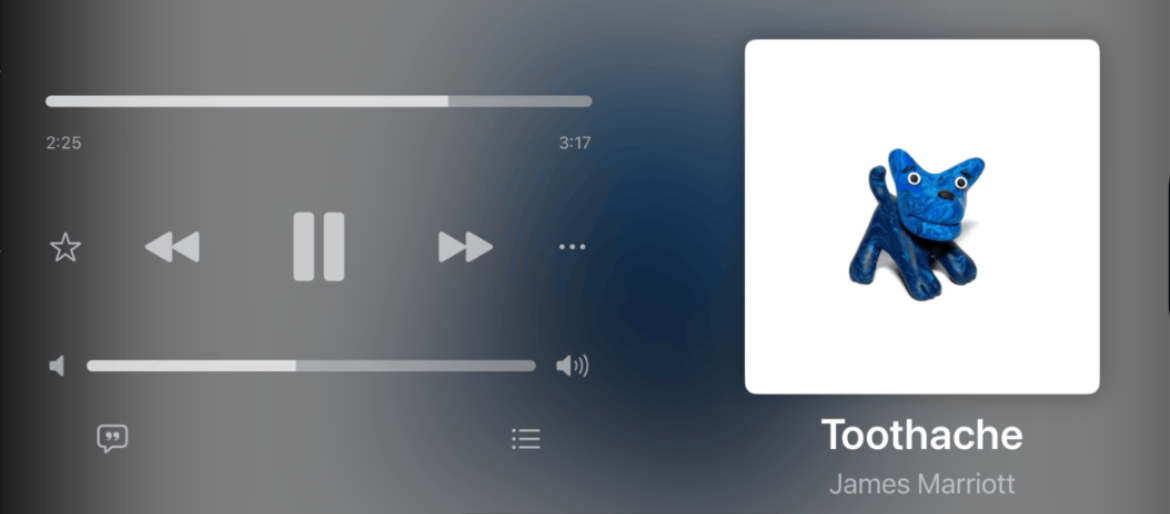 Toothache - Horizontal Layout